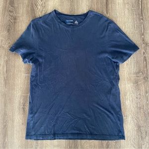 Topman Sexy Loose Neck Faded Navy Tee